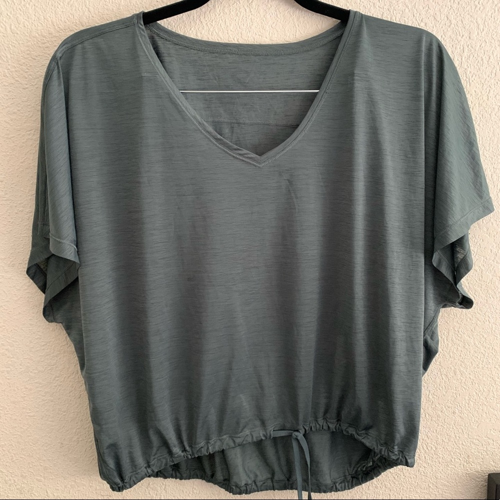 Lululemon V-Neck Drawstring Top